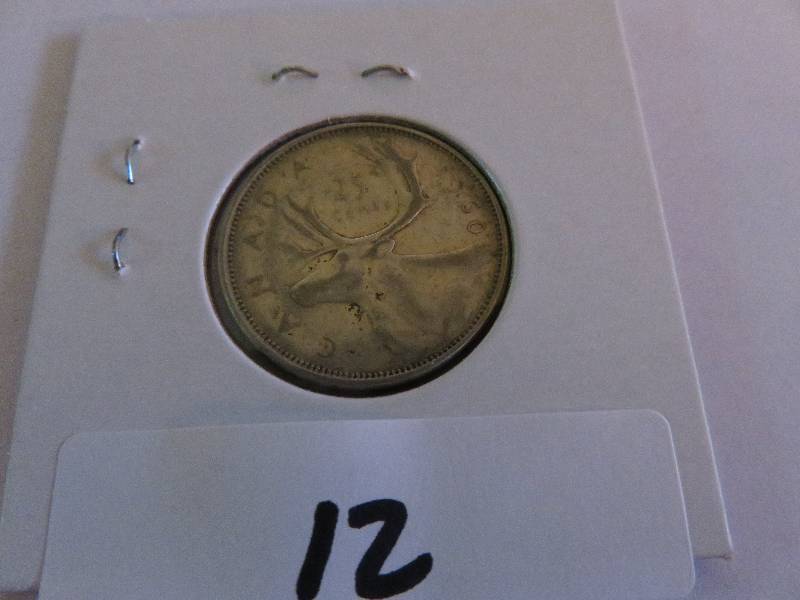 1960 Canadian Quarter