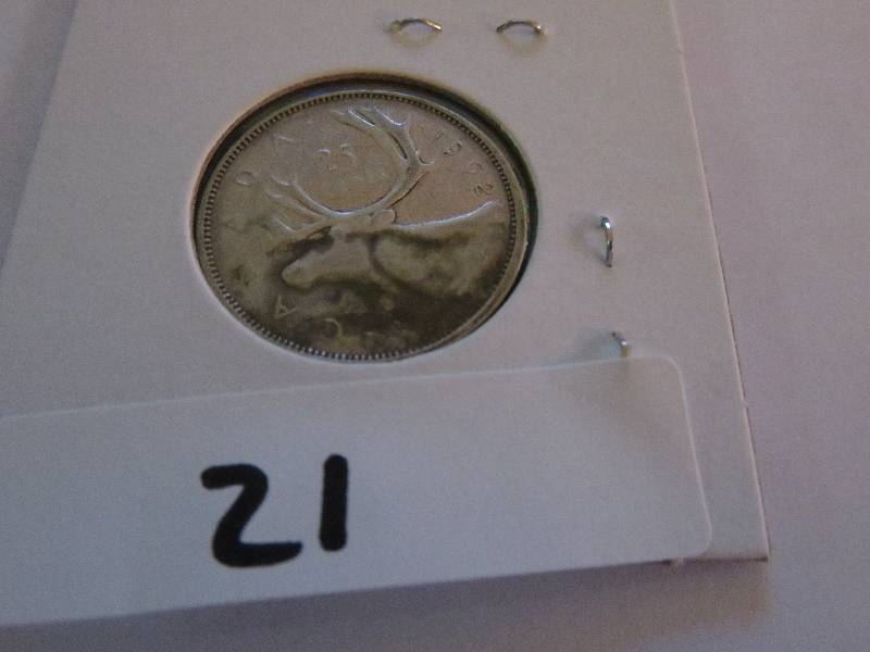 1962 Canadian Quarter