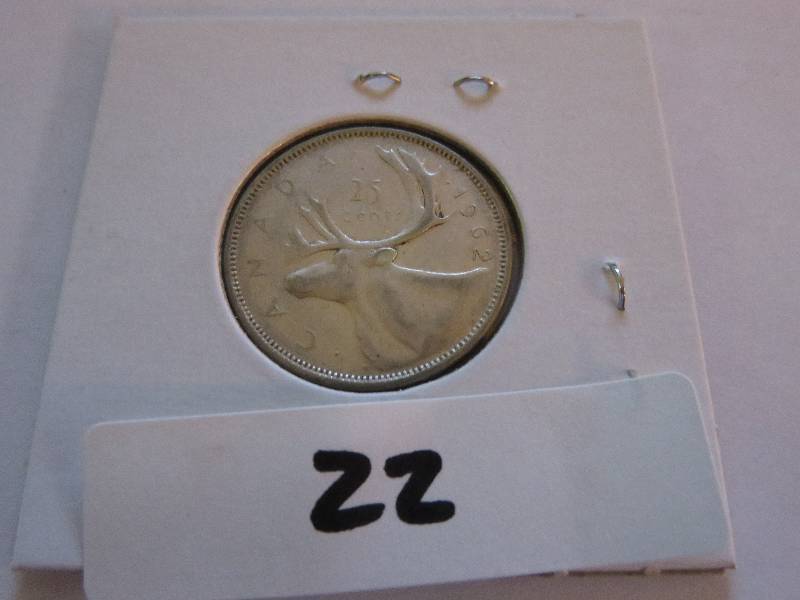 1962 Canadian Quarter