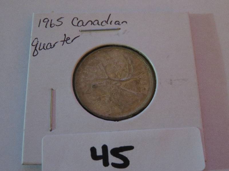 1965 Canadian Quarter
