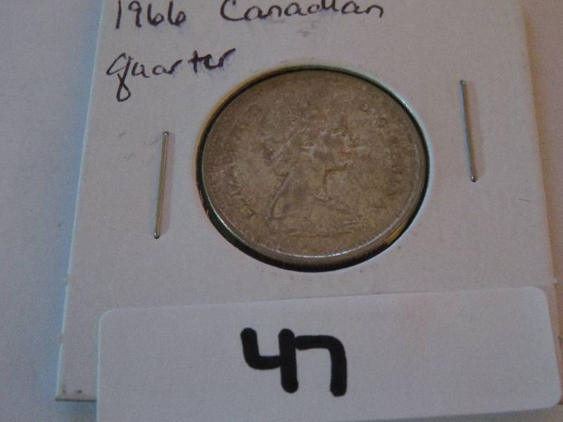 1966 Canadian Quarter