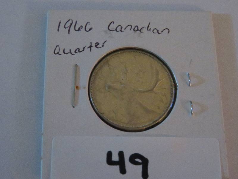 1966 Canadian Quarter