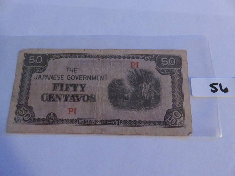 Japanese Fifty Centavos