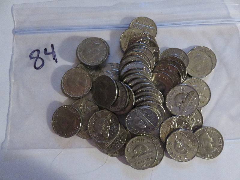 Lot of (50 ) Canadian Nickels