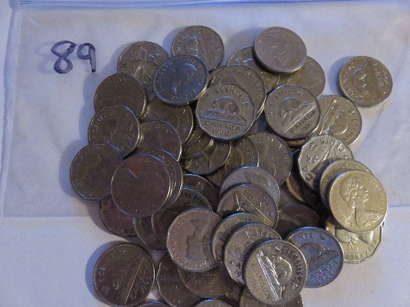Lot of (50 ) Canadian Nickels