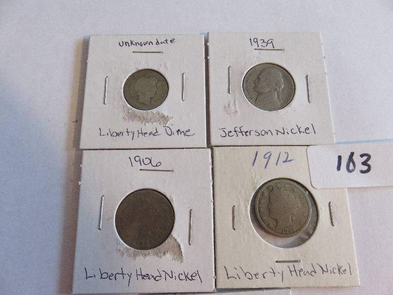 Lot of (5) Liberty Head Coins