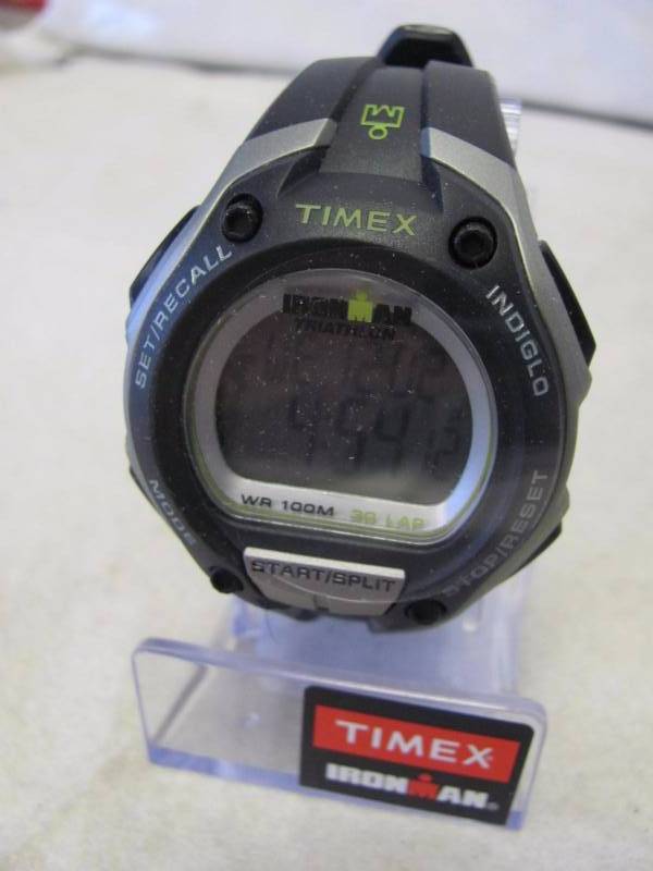 lot 27 image: Timex Mens Ironman Mega Black Sport Watch