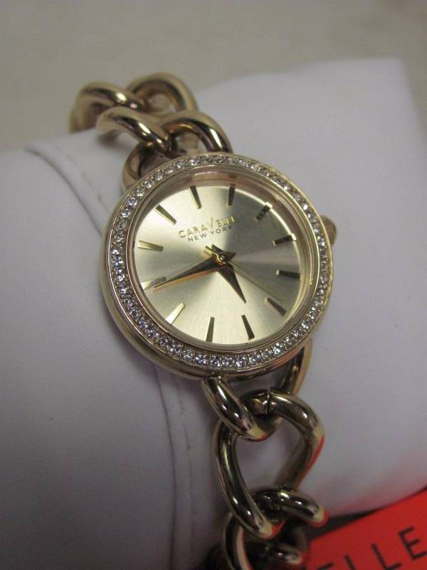 lot 32 image: Caravelle New York Ladies Crystal Dress Watch