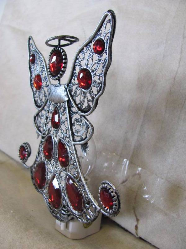 lot 154 image: Birthstone Angel Nightlight January