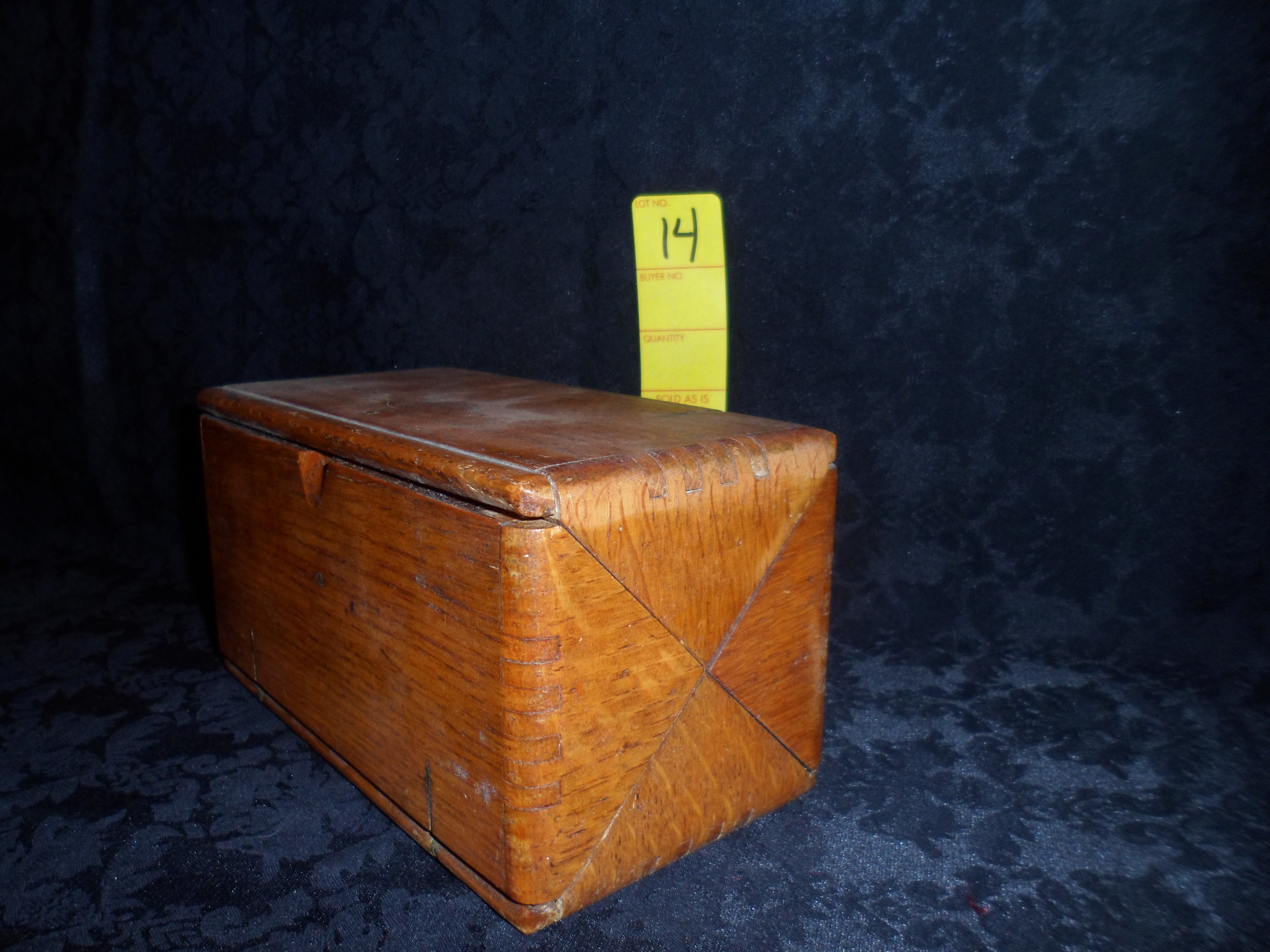 Vintage Wood Folding Box