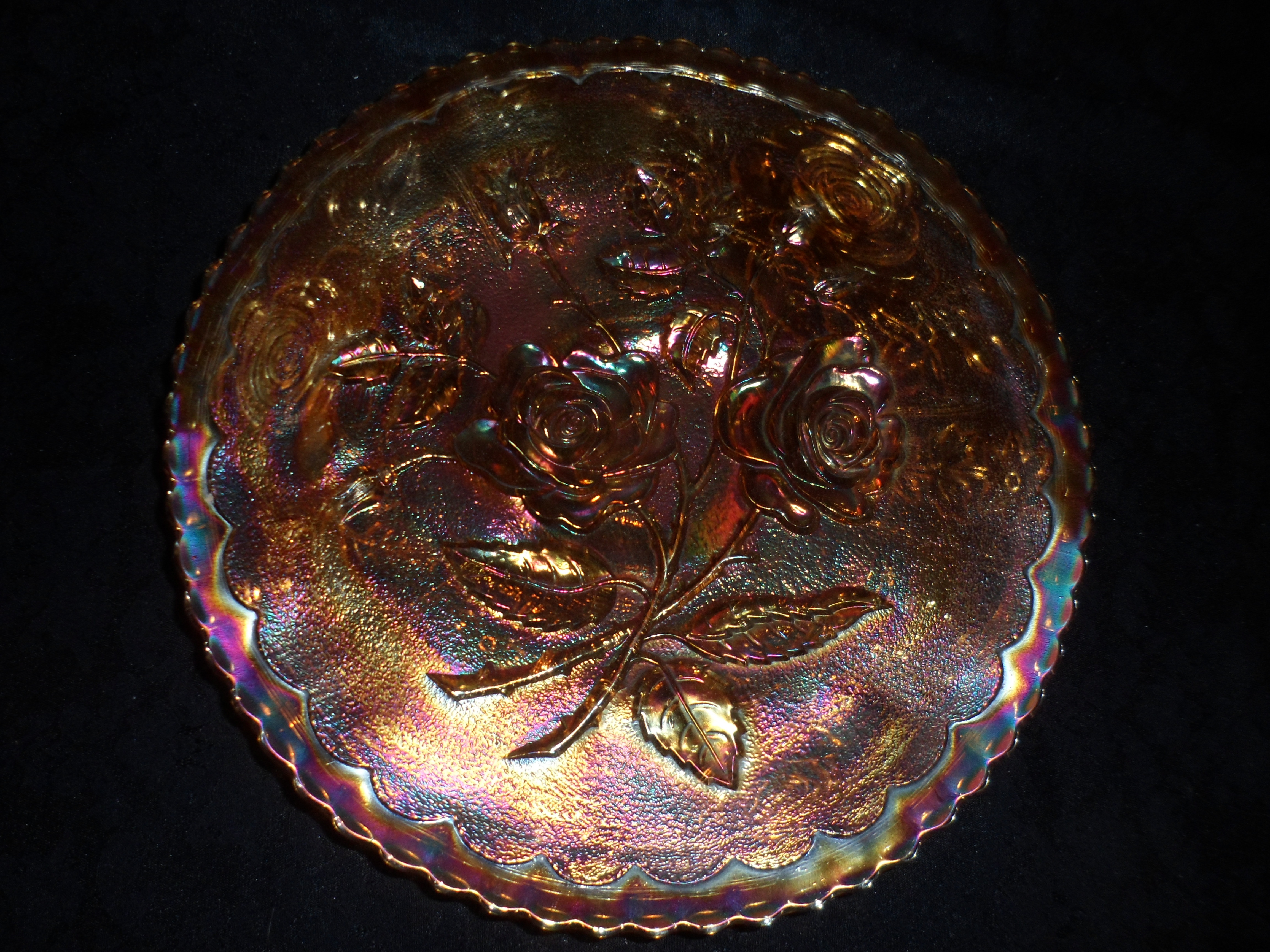 3 Piece Carnival Glass Lot