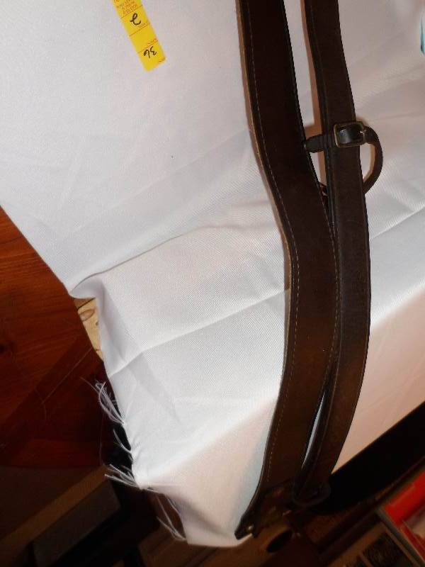 Two Leather Horse Saddle Rear Cinches