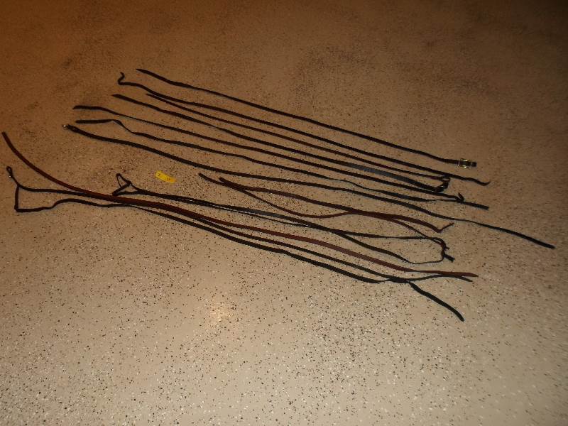 Large Lot of Leather Reins