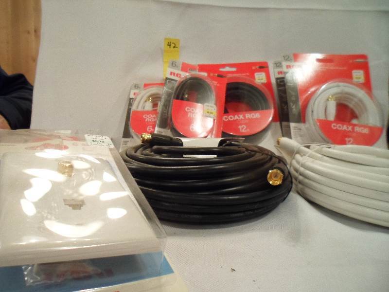 Large Lot of Coax RG6 Cable