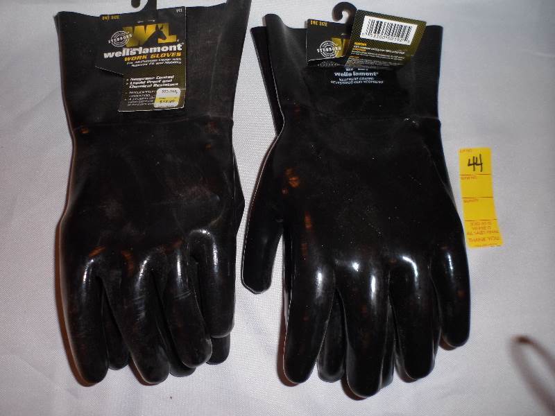 2 Pair Chemical Resistant Work Gloves