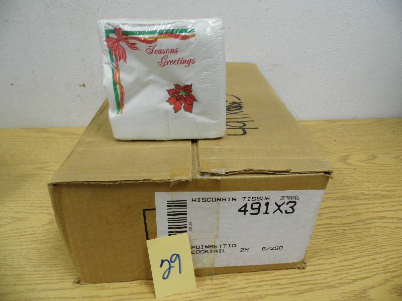 Pointsettia Napkins