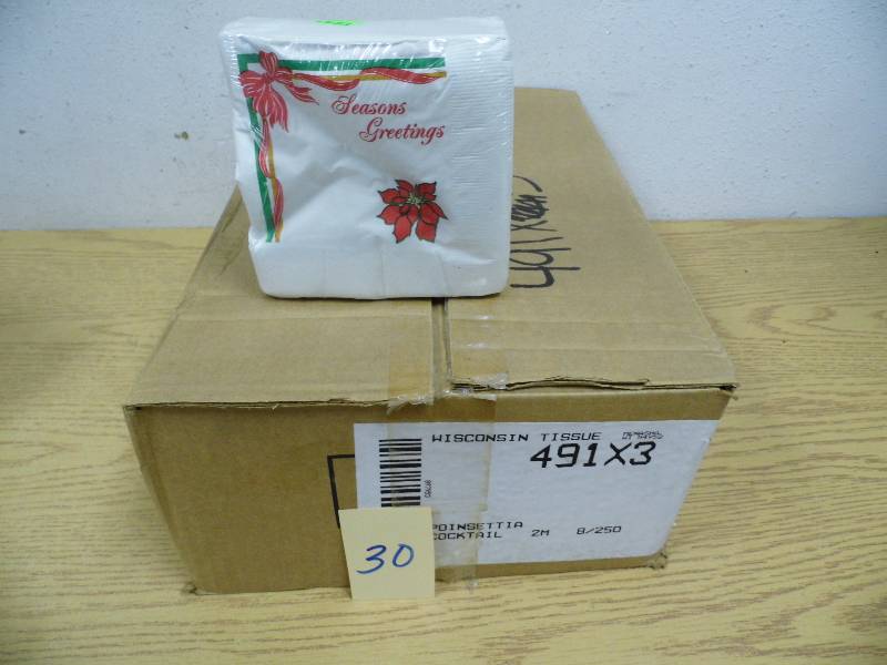 Pointsettia Napkins