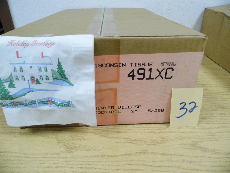 Winter Village - Holiday Greetings Napkins