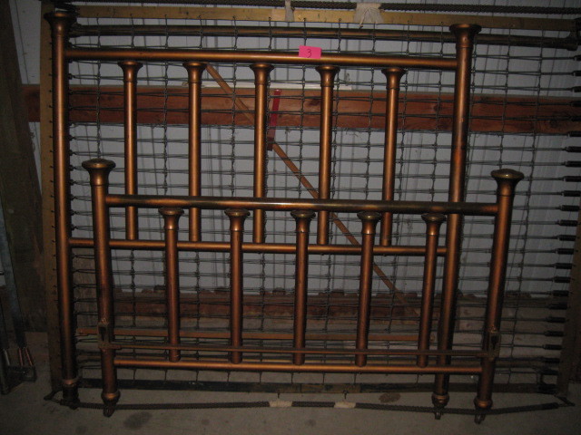 lot 3 image: Antique Bed Frame 54 inches wide
