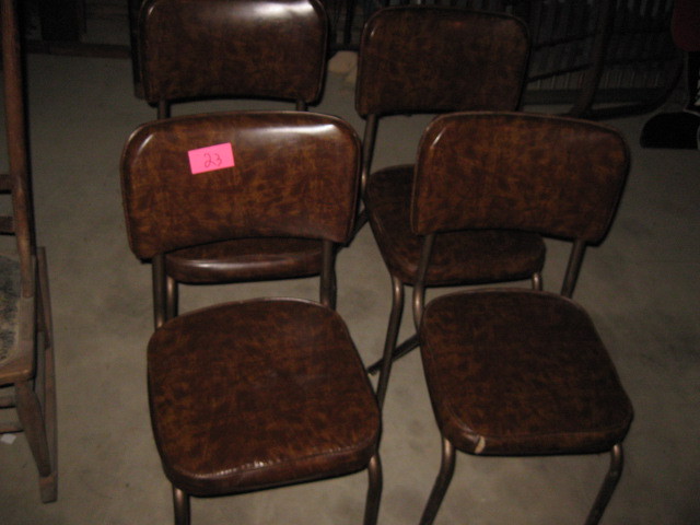 lot 23 image: Lot of four Chairs