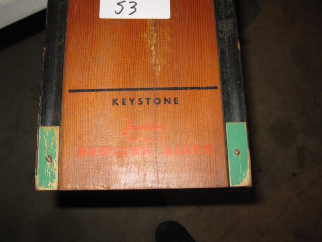 lot 53 image: Keystone Bowling Alley Game