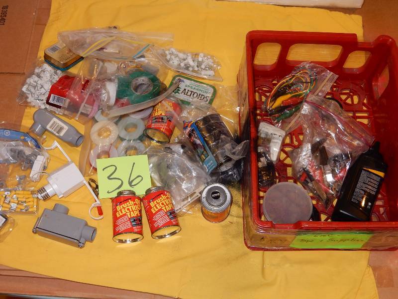 lot 36 image: Misc. electrical items as pictured