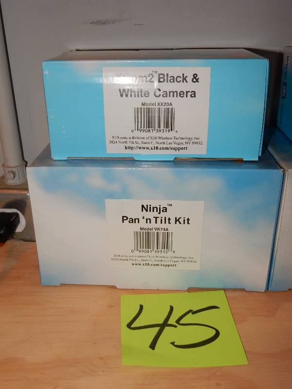 lot 45 image: XCan2 Black and White Camera and Ninja Pan n Tilt kit