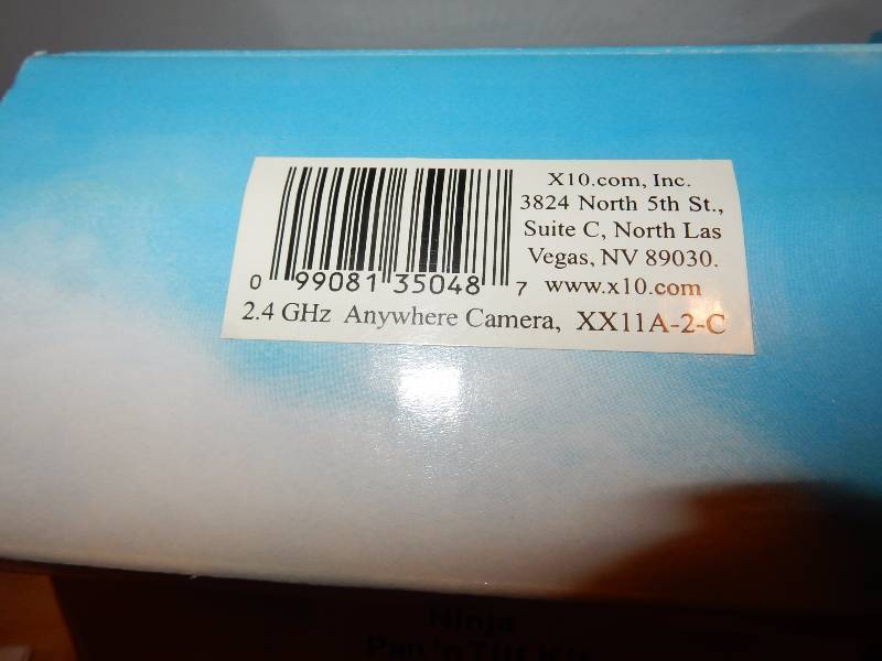 lot 49 image: 2.4 Ghz Anywhere Camera, Ninja Pan N Tilt Kit