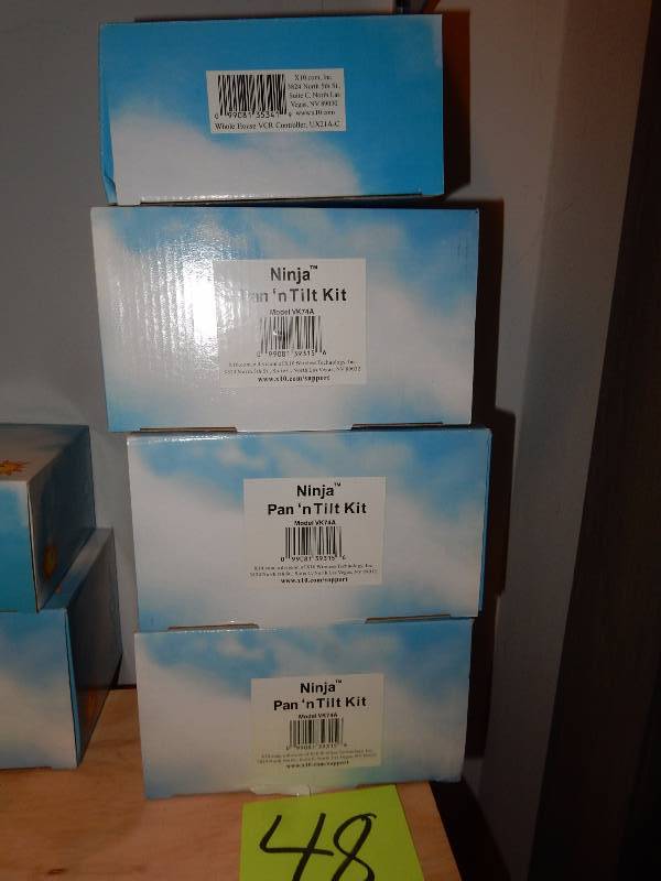 lot 48 image: 3 Ninja Pan N Tilt Kits  Whole House VCR Controller