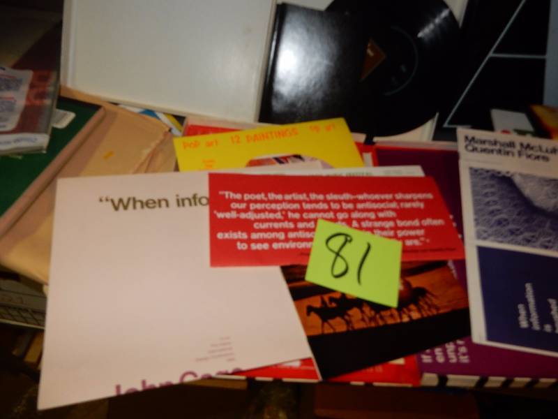 lot 81 image: Lot of Advertising materials..