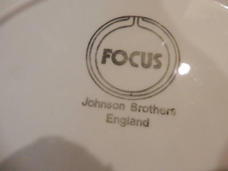 lot 110 image: Focus, Johnson Brothers,England.. China..