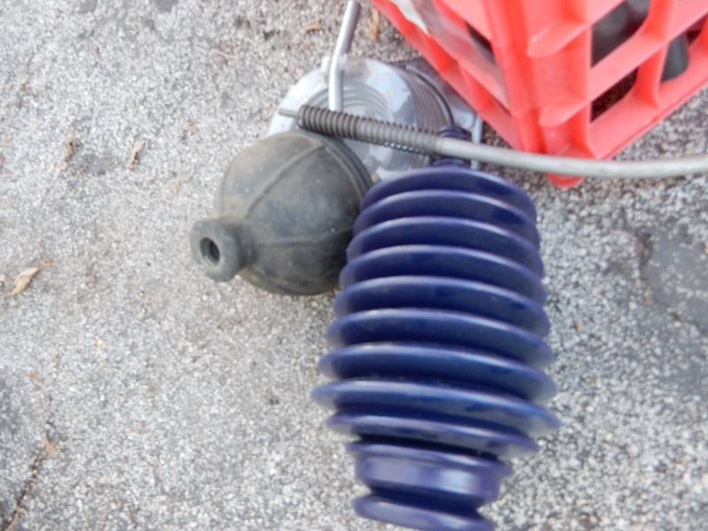 lot 128 image: Misc. Sewer cleaning items as pictured.