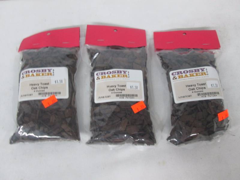 3 Bags of Heavy Oak Chips