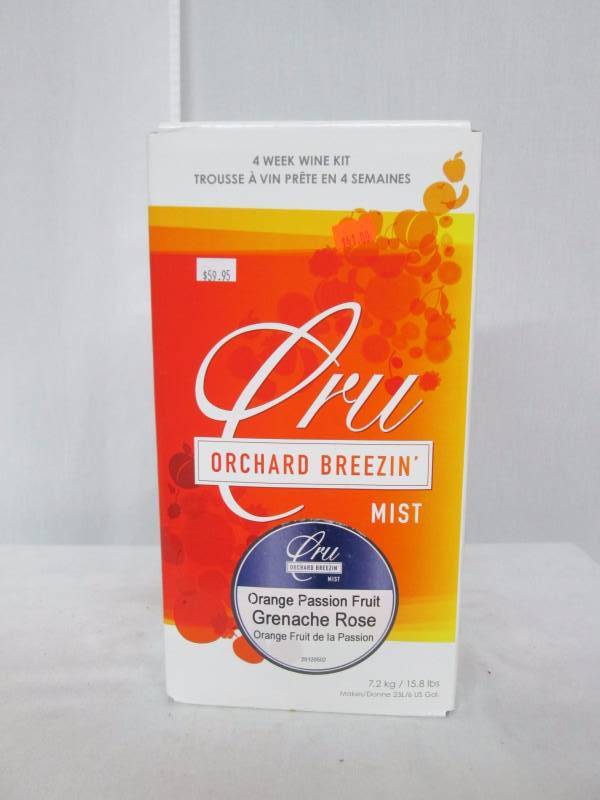 Orange Passion Fruit Grenache Rose Wine Kit