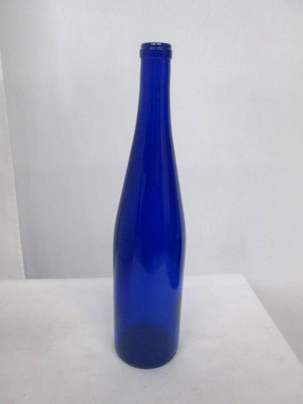 1 Box Stretch Hock Blue Wine Bottles