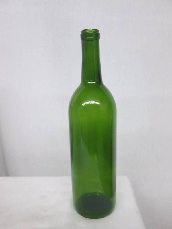 3 Boxes of Green Bordeaux Wine Bottles
