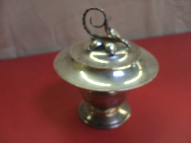 Sterling Silver Covered Sugar Bowl