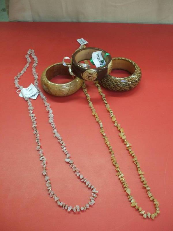 Wood and Stone Jewelry