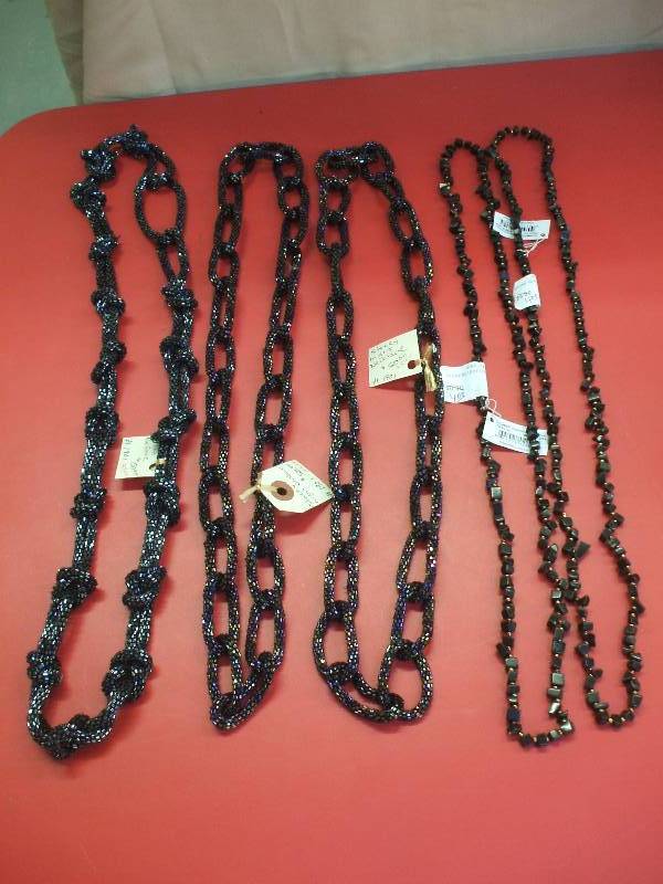Polished Stone and Beaded Necklaces