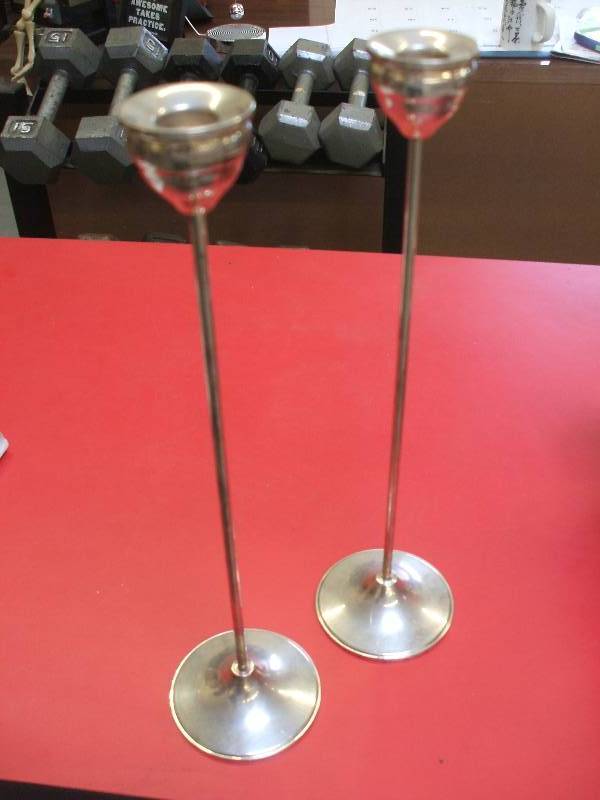 Sterling Candle Holders