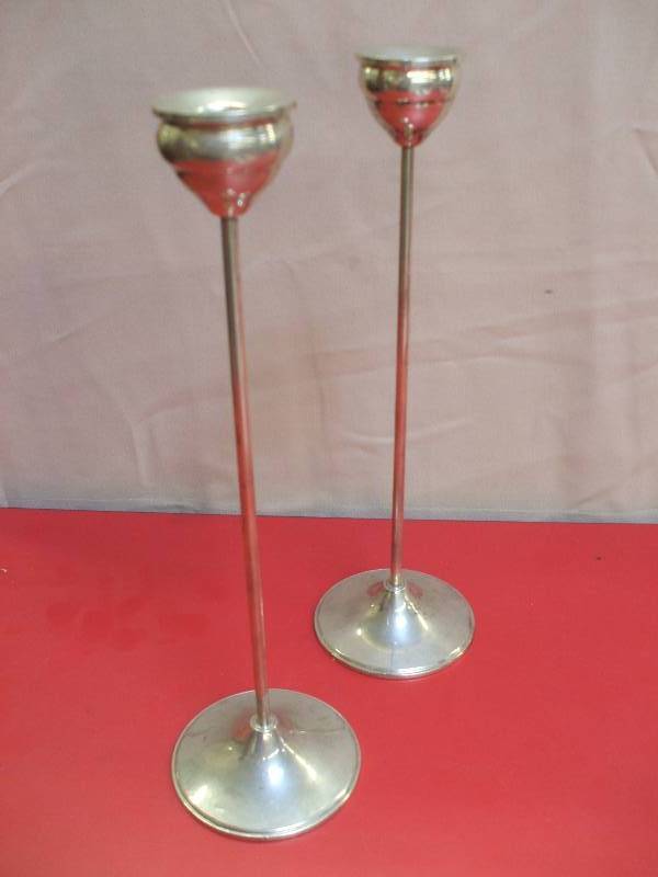 Sterling Silver Candleholders