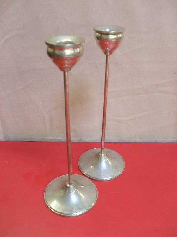 Sterling Silver Candleholders