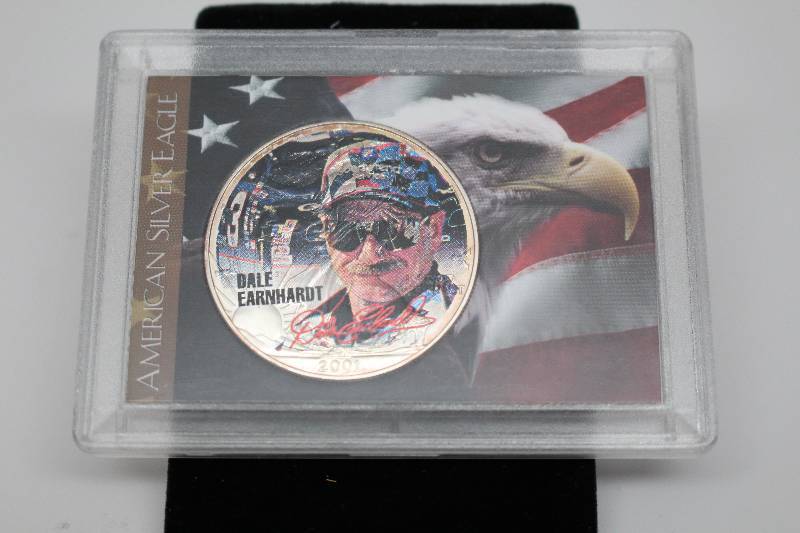 2001 Dale Earnhardt Silver American Eagle in Holder