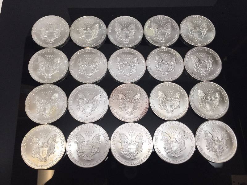 Roll of (20) 1994 Silver American Eagle in Mint Tube