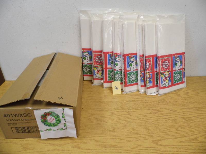 Christmas Napkins, Table Cloths