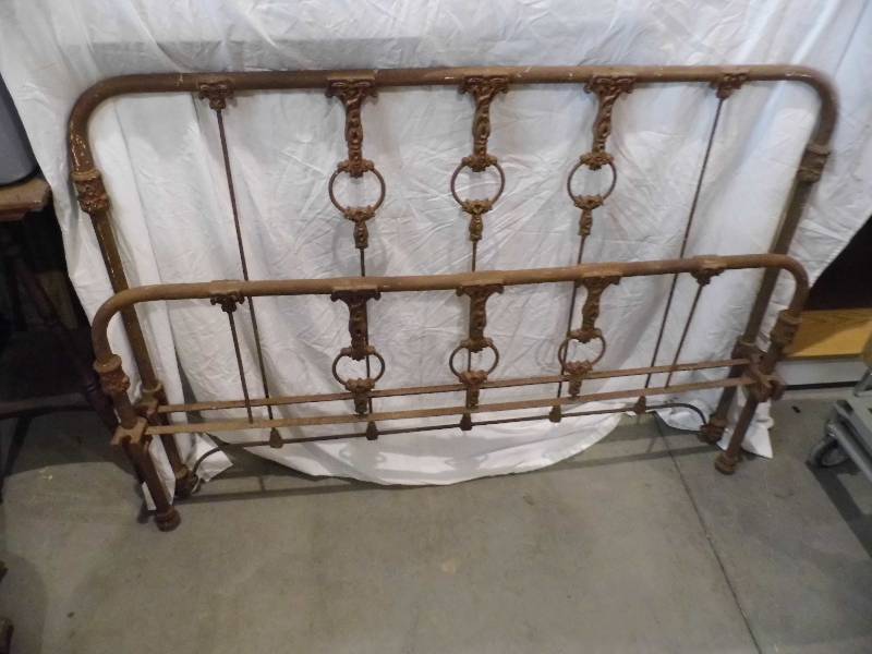 Antique Iron Bed Frame
