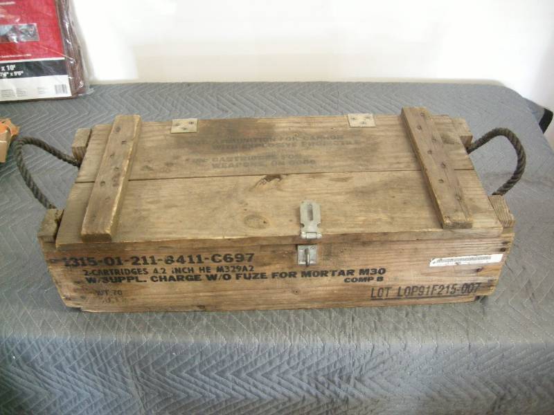 Vintage M30 Mortar Ammo Box