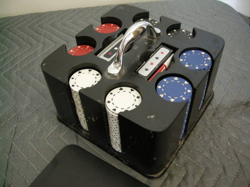 Poker Chip & Card Carousel Set