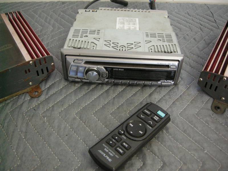 Alpine Car Stereo And Amps