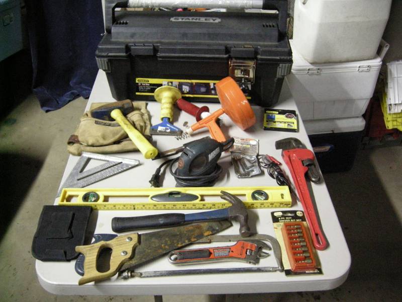 Tool Box with Tools